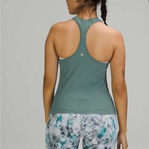 Lululemon Green Racerback Tank Top